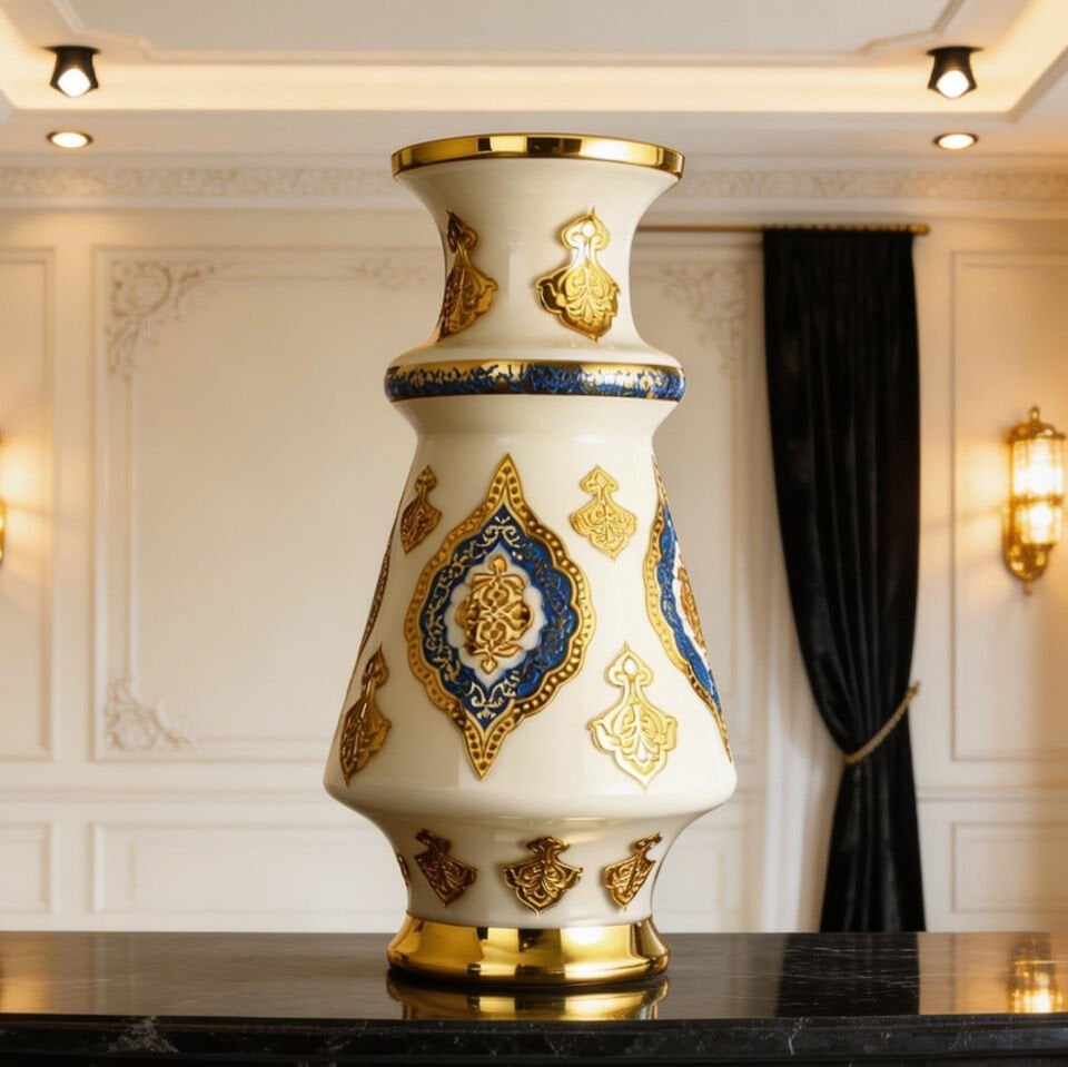 Gevher Topkapı  Vazo Altın