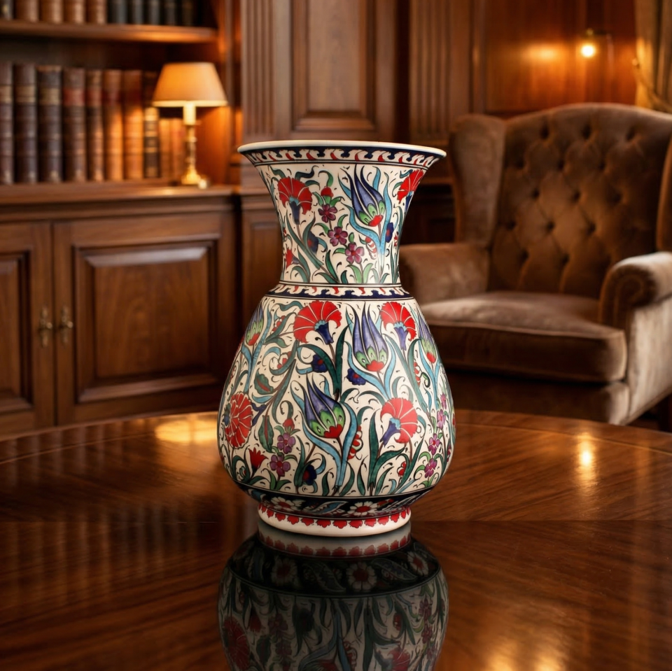 Anadolu Çiçekleri Vazo