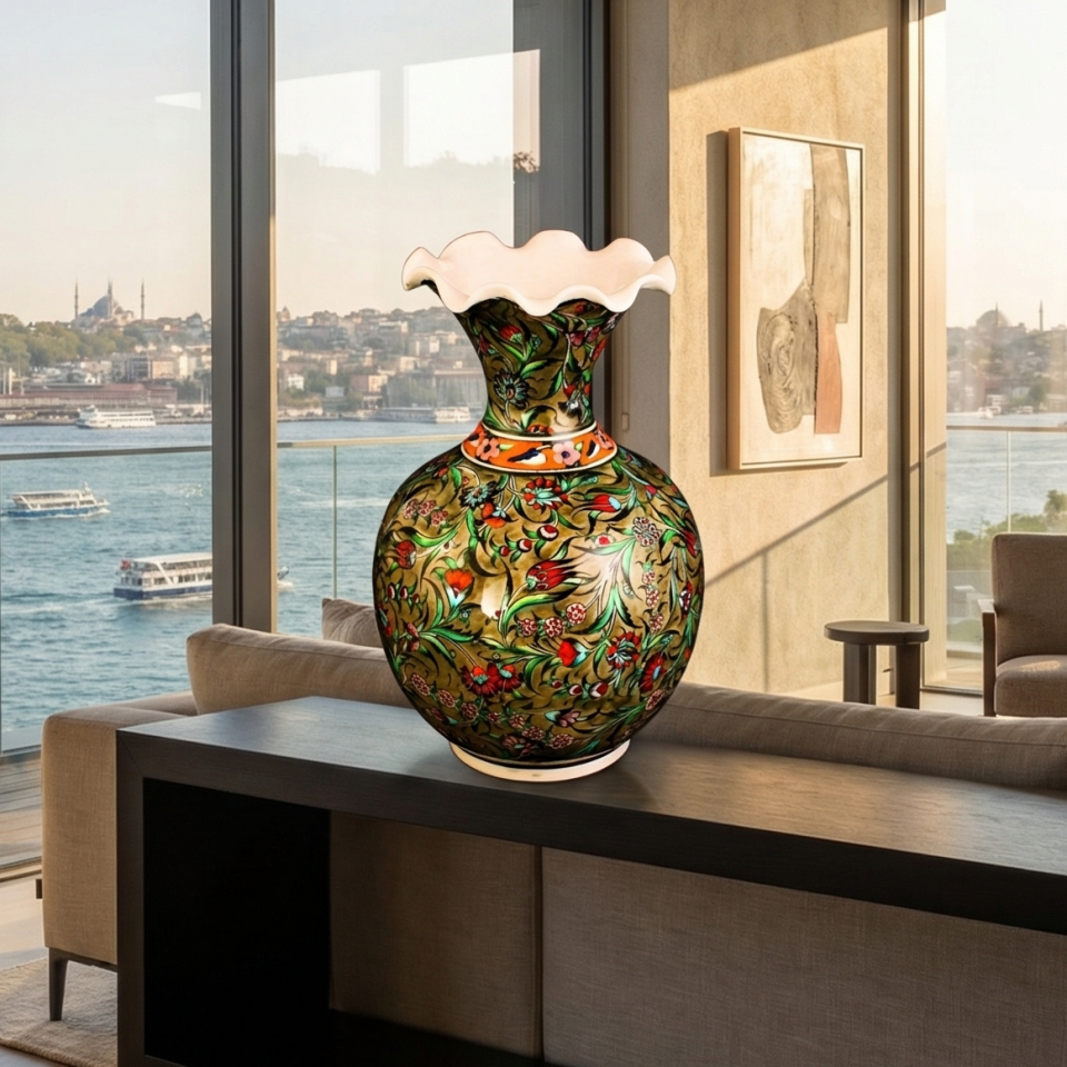 Bindallı Dantel Vazo