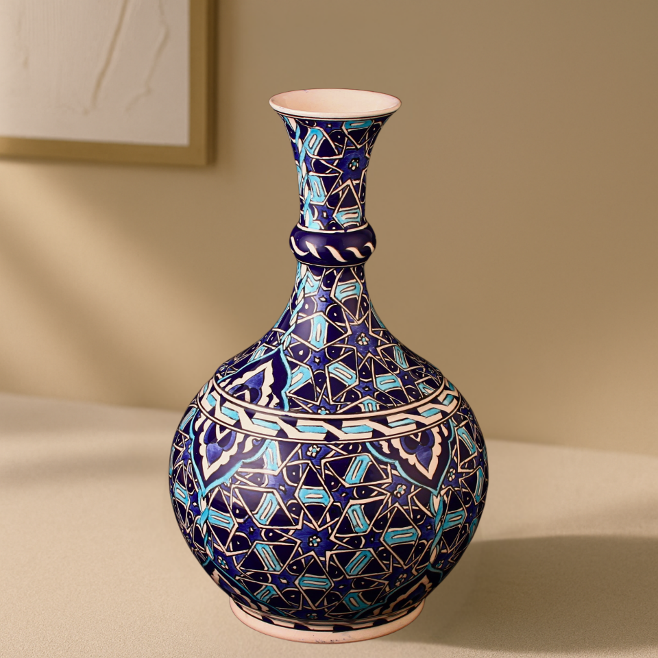 SULTAN MAVİSİ DAMLA VAZO