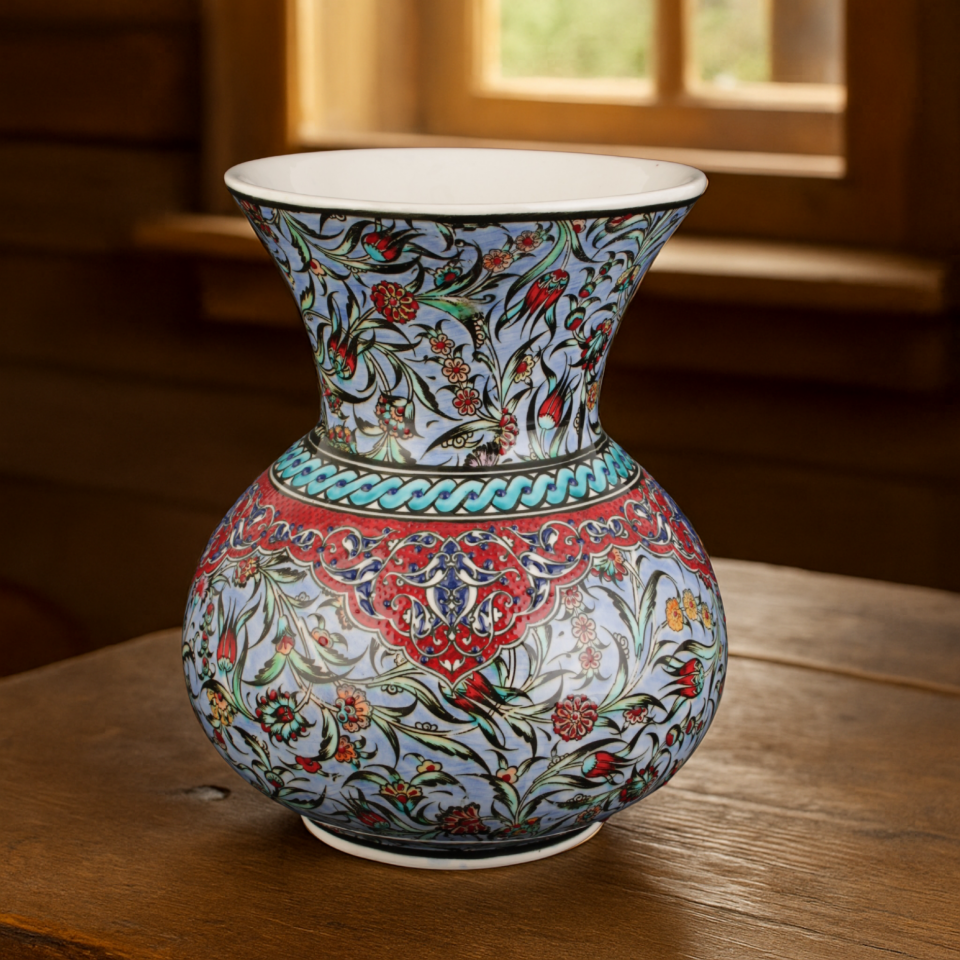 ZENCİREKLİ FİRUZE VAZO