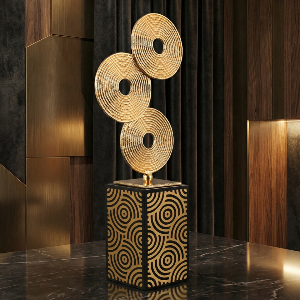 Zaman Halkaları Masa Objesi