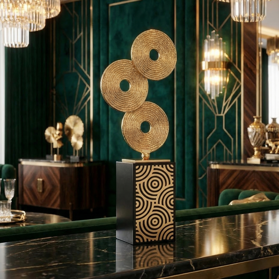 Zaman Halkaları Masa Objesi