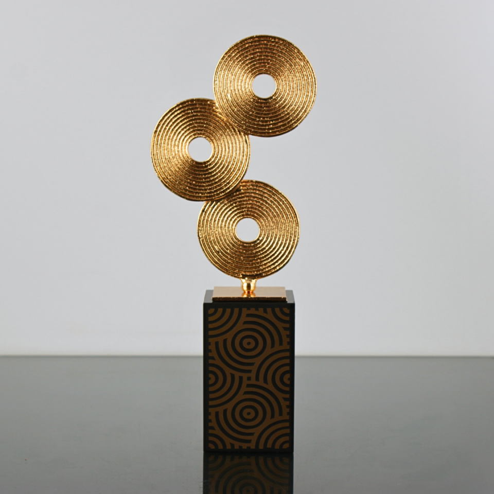 Zaman Halkaları Masa Objesi