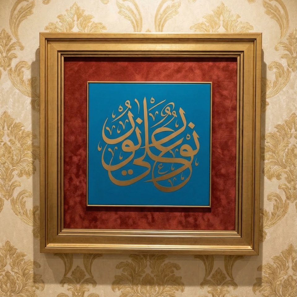 ''Sallellâhu Alâ Seyyidina Muhammedin ve ala  Aleyhi ve Sellem'' Çerçeve