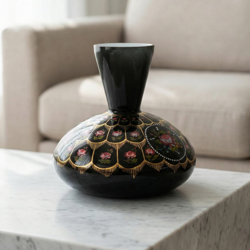 Beykoz İşi Gül Vazo