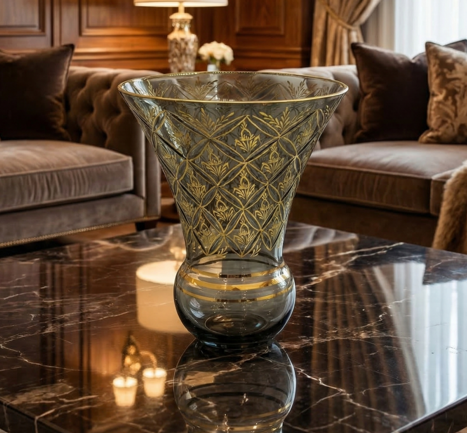 BEYKOZ İŞİ FÜME VAZO