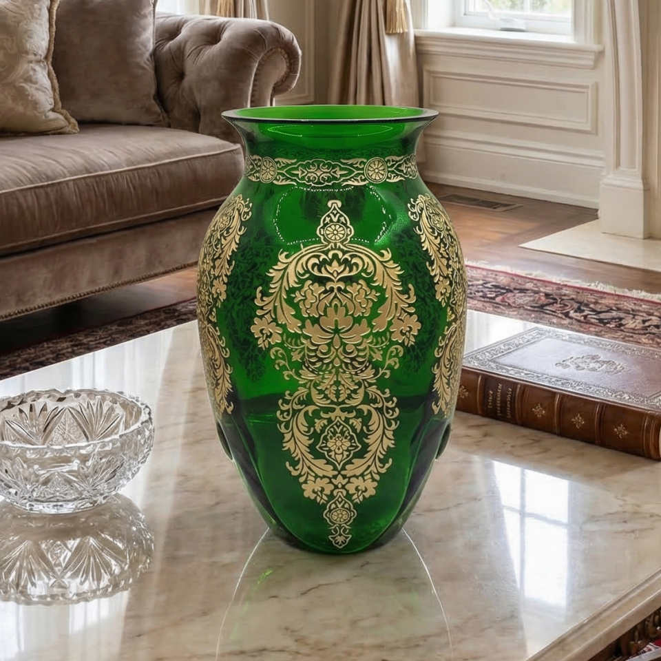 SULTAN NAKŞI VAZO YEŞİL