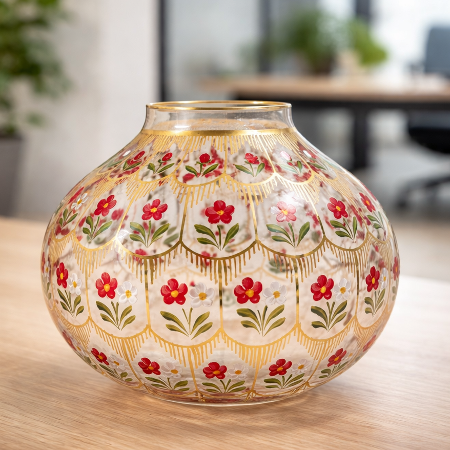 BEYKOZ İŞİ PAPATYA VAZO