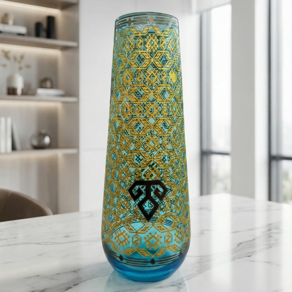 MAVİ ALAADDİN VAZO