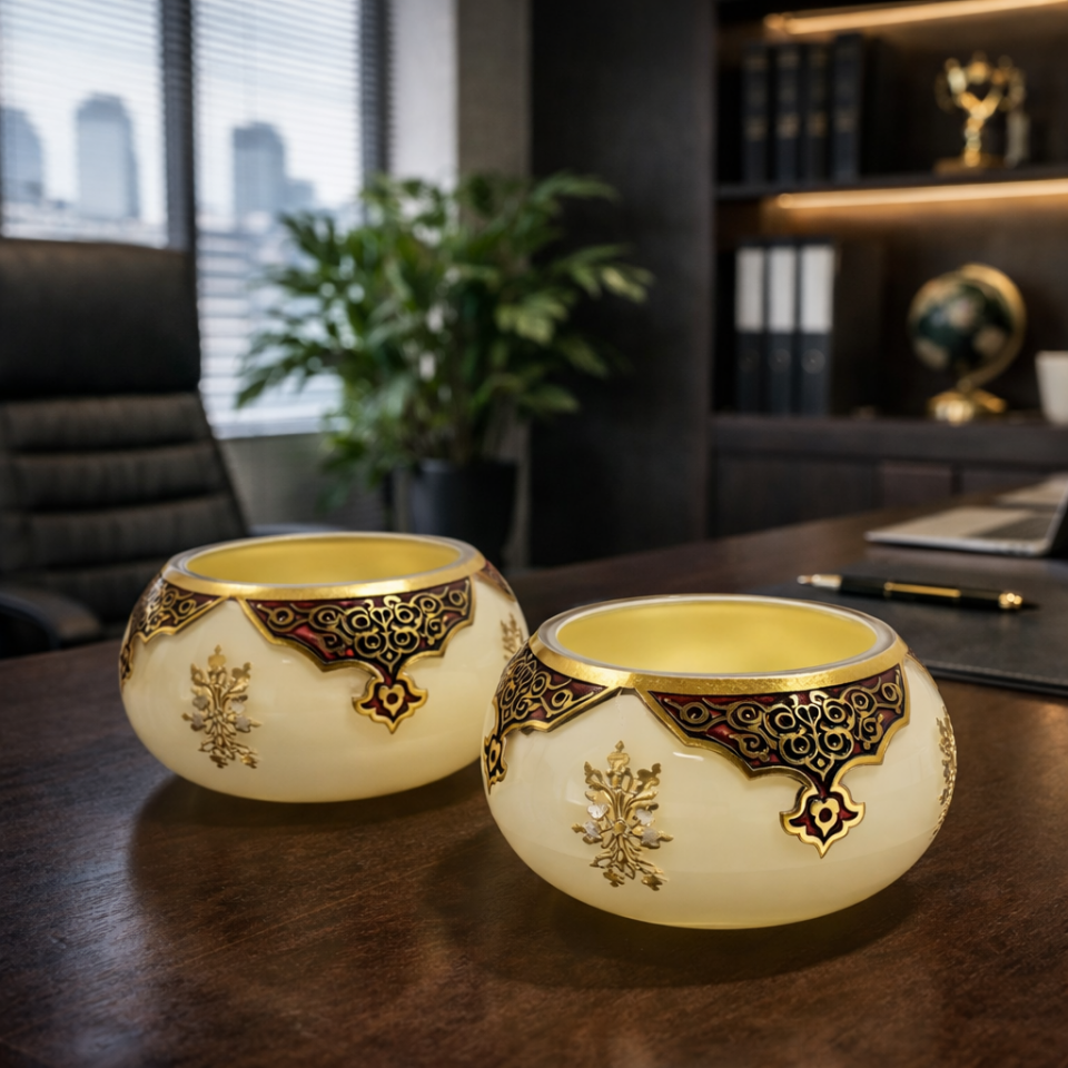 ÇİÇEK KASE 2’Lİ SET