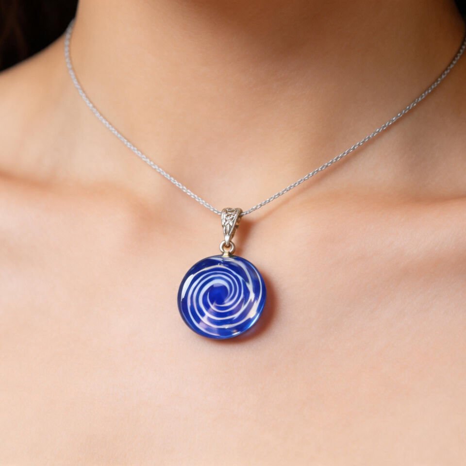 ÇEŞM-İ BÜLBÜL CAM KOLYE