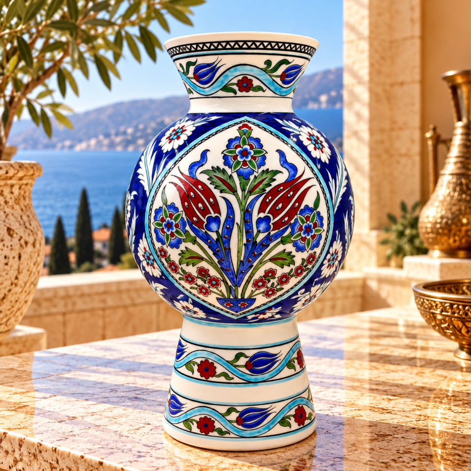 Diyarbakır Ulucami Çini Vazo